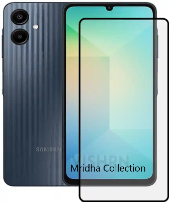 Picture of 3in1 Protector Combo Pack for Samsung Galaxy A06 (5d Full Screen Protector Glass + Back Hydrogel Protector Poly + Camera Lens Protector)