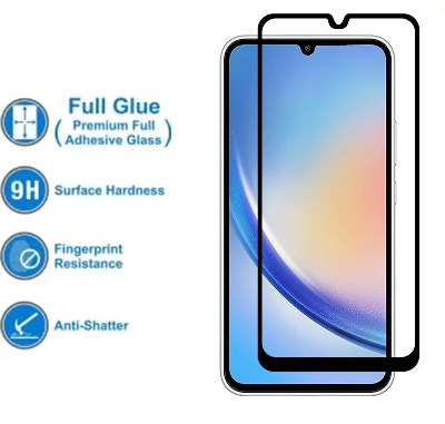 Picture of Samsung Galaxy A26 Premium Full Coverage Glass Protector Tempered Glass Screen Protector 9H Hardness