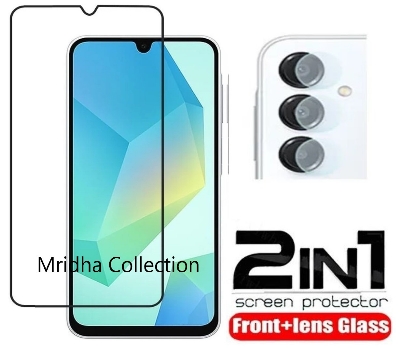 Picture of 2in1 Protector Combo Pack for Samsung Galaxy A26 (5d Full Screen Protector Glass + Camera Lens Protector)