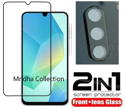 Picture of 2in1 Protector Combo Pack for Samsung Galaxy A26 (Premium Full Screen Protector Glass + 3D Camera Lens Protector)