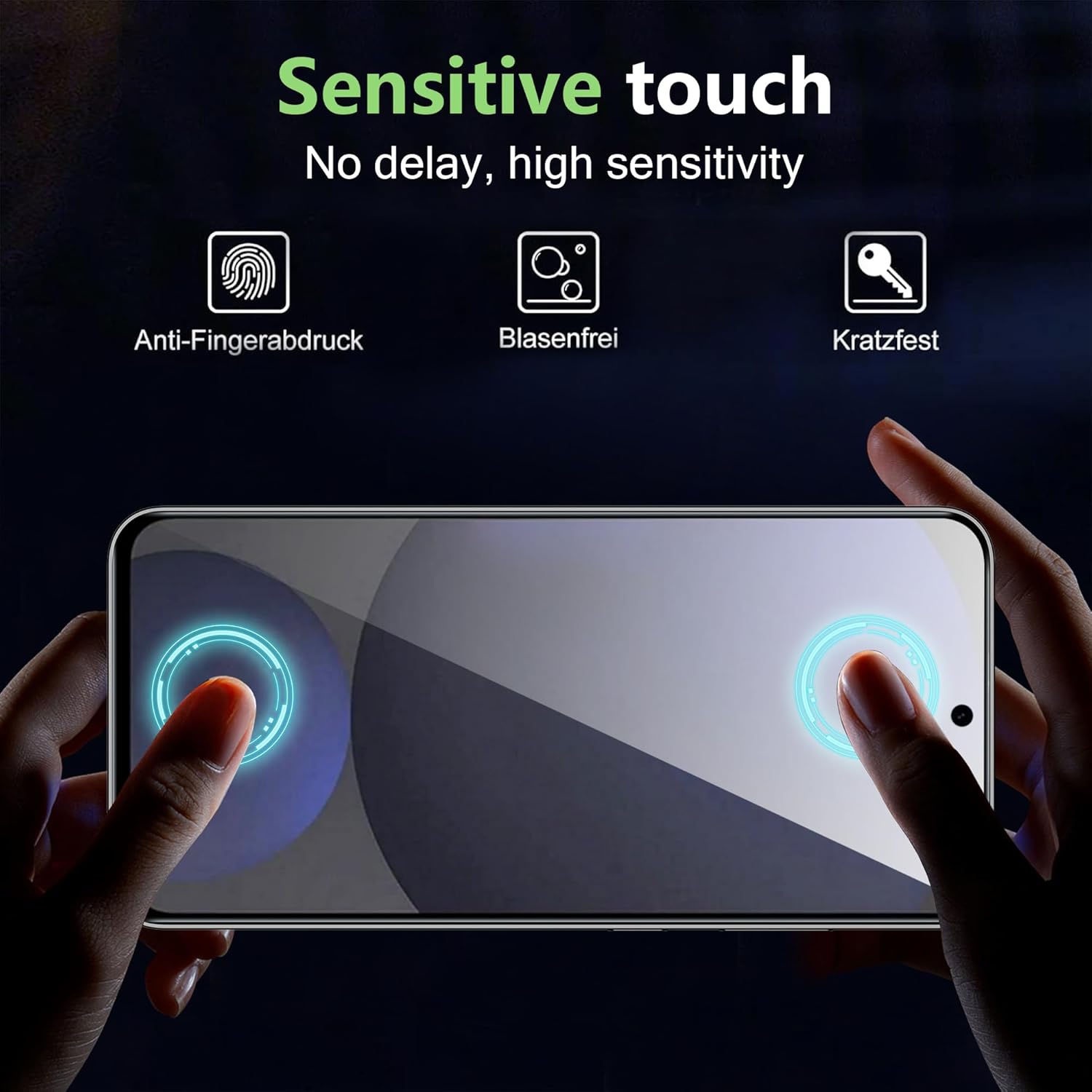 Picture of Samsung Galaxy A56 (5D 9D 11D 13D 21D) Screen Protector Tempered Glass Film 9H Hardness Full Coverage No Bubbles and Fingerprint Scratch-Resistant