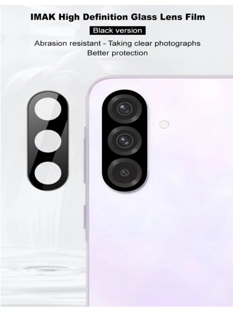 Picture of 3in1 Protector Combo Pack for Samsung Galaxy A56 (5d Full Screen Protector Glass + Back Hydrogel Protector Poly + 3D Camera Lens Protector)
