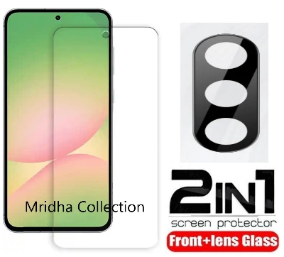 Picture of 2in1 Protector Combo Pack for Samsung Galaxy A36 (Clear Screen Protector Glass + 3D Camera Lens Protector)