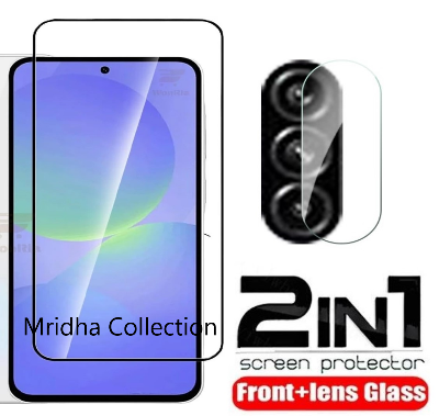 Picture of 2in1 Protector Combo Pack for Samsung Galaxy A36 (5d Full Screen Protector Glass + Camera Lens Protector)