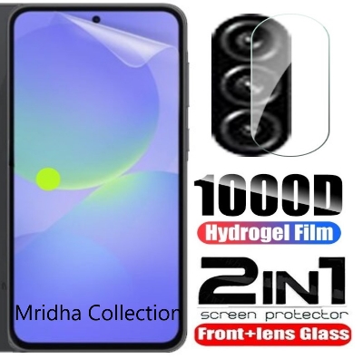 Picture of 2in1 Protector Combo Pack for Samsung Galaxy A36 (Front Hydrogel Screen Protector Poly + Camera Lens Protector)