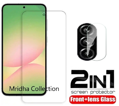 Picture of 2in1 Protector Combo Pack for vivo Samsung Galaxy A56 (Clear Screen Protector Glass + Camera Lens Protector)