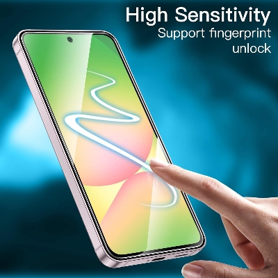 Picture of Samsung Galaxy A56 Screen Protector 3D Tempered Clear Screen protector Gorilla Glass Transparent Clear Ultra Thin