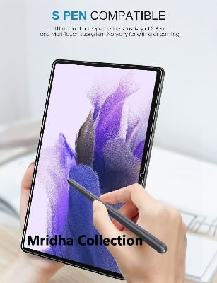 Picture of Samsung Galaxy Tab S7+ / S7 Plus 12.4 inches SM-T970, SM-T976B Clear Transparent Tempered Glass Film Screen Protector
