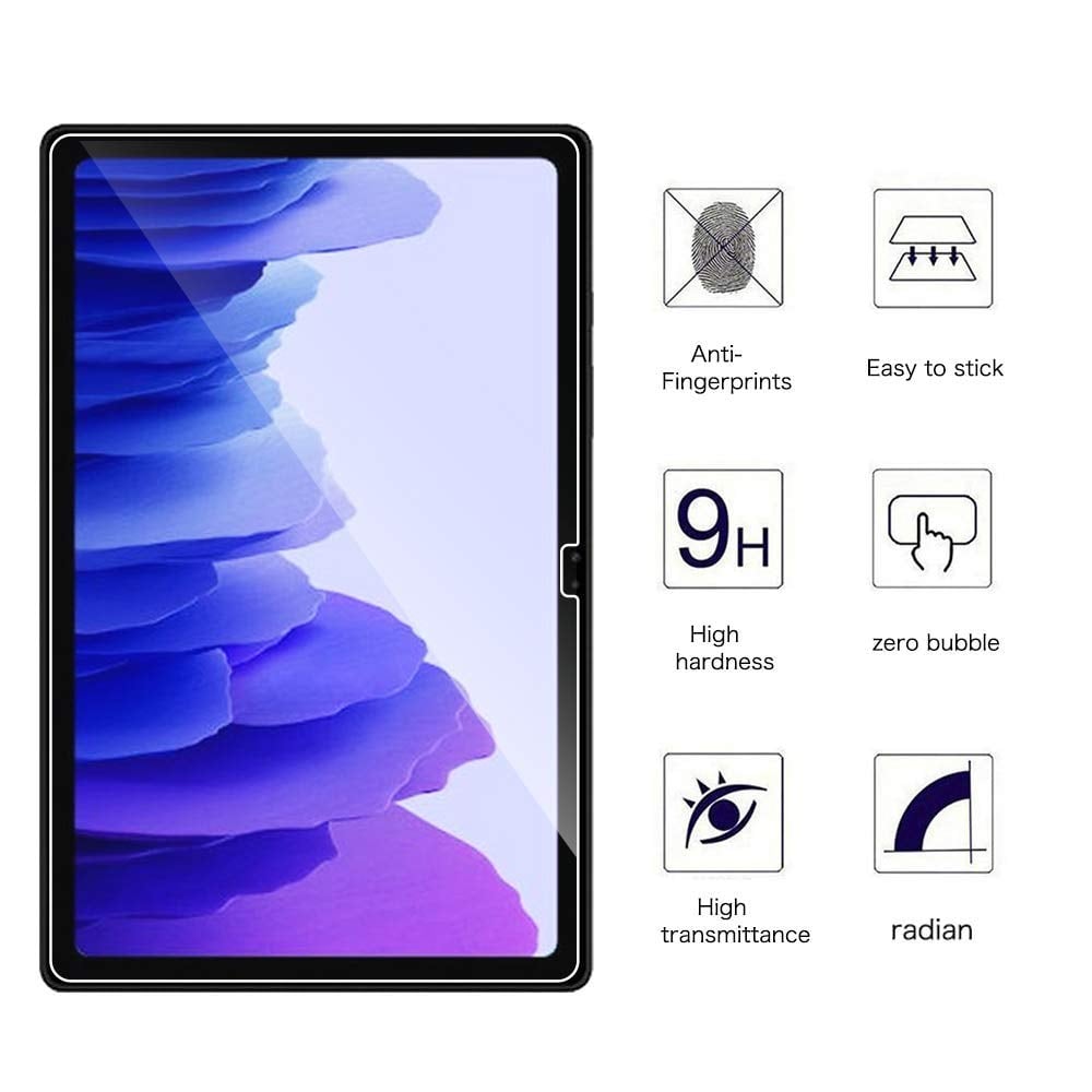 Picture of Samsung Galaxy Tab A7 10.4 (2020) 10.4 inches SM-T500, SM-T505 Clear Transparent Tempered Glass Film Screen Protector
