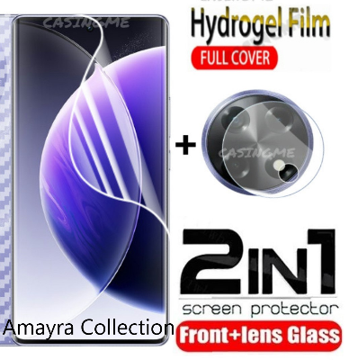 Picture of 2in1 Protector Combo Pack for Tecno Camon 30S (Front Hydrogel Screen Protector Poly + Camera Lens Protector)
