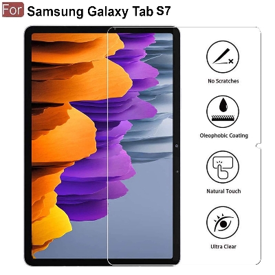 Picture of Samsung Galaxy Tab S7 11.0 inches SM-T870, SM-T875, SM-T876B Clear Transparent Tempered Glass Film Screen Protector