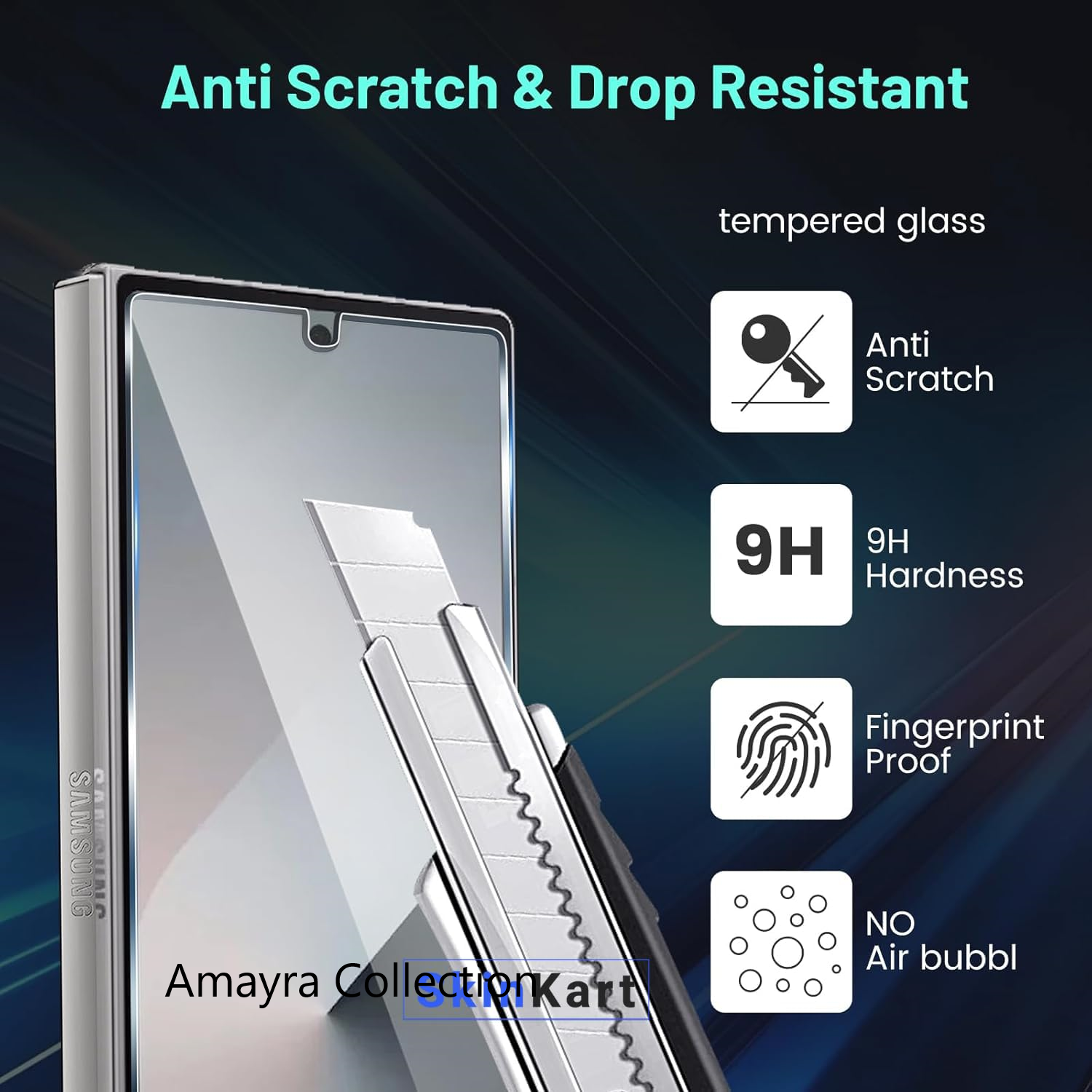 Picture of Samsung Galaxy Z Fold 6 5G / Samsung Galaxy Z Fold6 5G TPU Protective Film Hydrogel Front Poly Protector Screen Protector Anti-Shatter / High Definition (Front Poly)