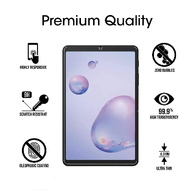 Picture of Samsung Galaxy Tab A 8.4 (2020) 8.4 inches SM-T307U Clear Transparent Tempered Glass Film Screen Protector