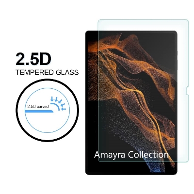 Picture of Samsung Galaxy Tab S8+ / Samsung Galaxy Tab S8 Plus 12.4 inches SM-X800, SM-X806, SM-X806B, SM-X806U, SM-X806N Clear Transparent Tempered Glass Film Screen Protector