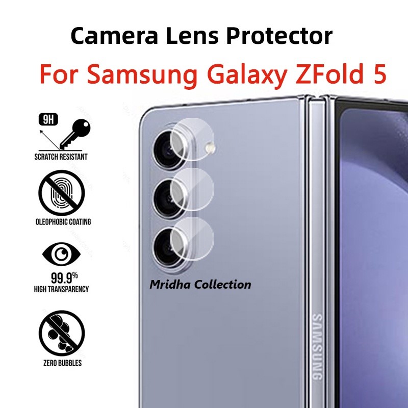 Picture of 5in1 Samsung Galaxy Z Fold 5 5G / Samsung Galaxy Z Fold5 5G Full Coverage Screen Protector Hydrogel Film (Outside Screen Film + Inside Screen Film + Back Side Film + Side Film + Camera Lens Protector)
