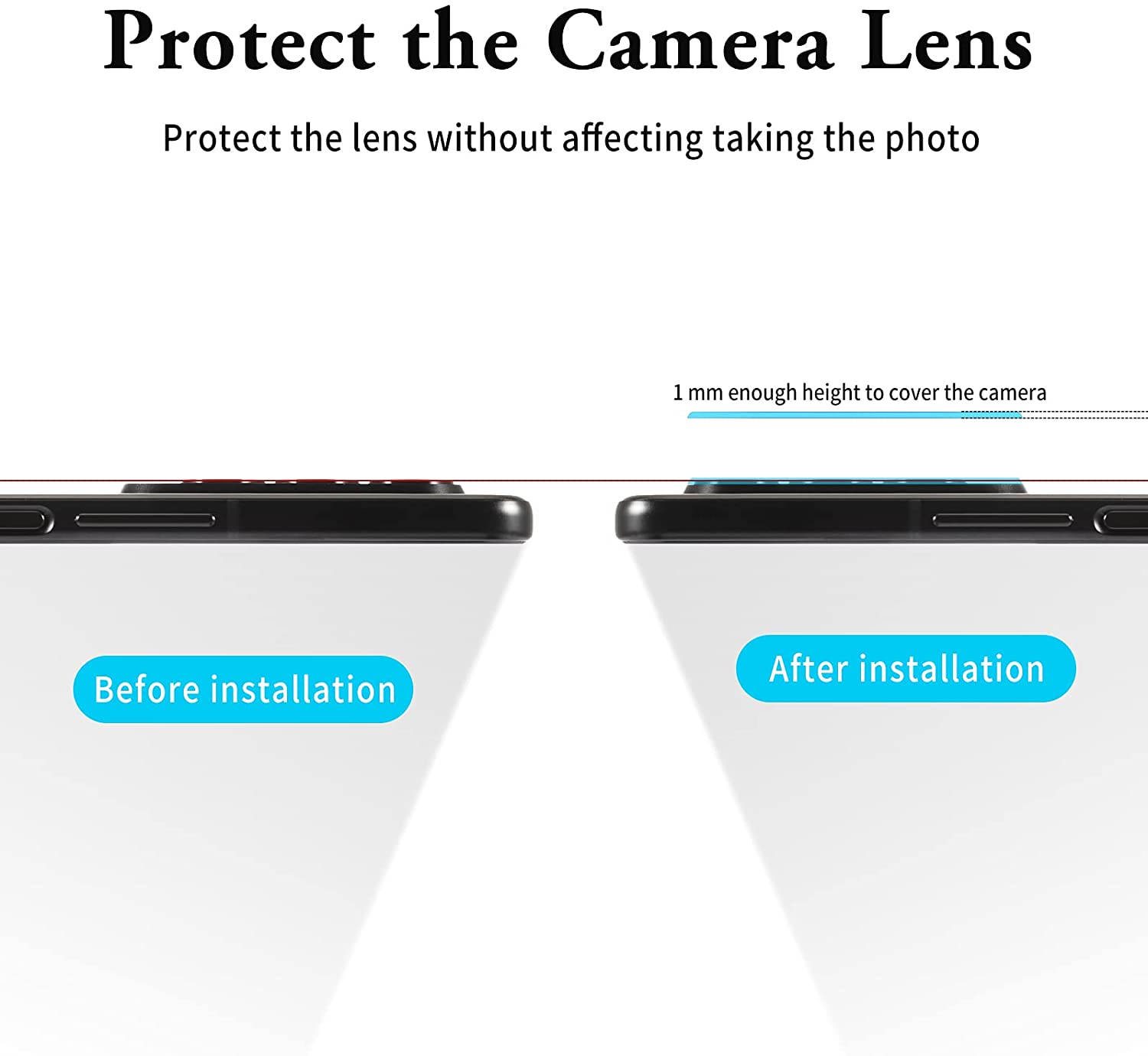Picture of Samsung Galaxy Z Fold 4 5G / Samsung Galaxy Z Fold4 5G Back Camera Lens Screen Protector Rear Camera Lens Screen Protector,Upgraded HD,Clear Scratch Resistant(Nano Poly)