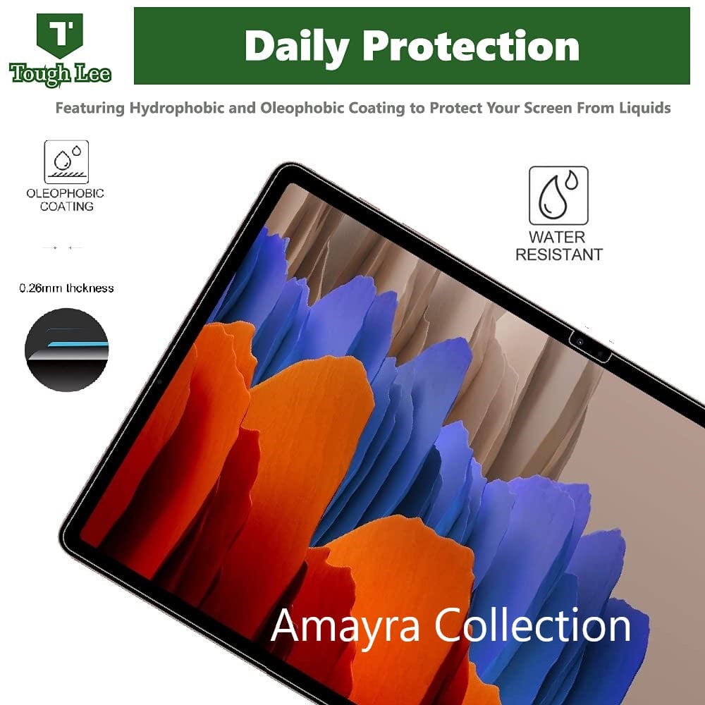 Picture of Samsung Galaxy Tab S9+ / Samsung Galaxy Tab S9 Plus 12.4 inches SM-X810, SM-X816B Clear Transparent Tempered Glass Film Screen Protector