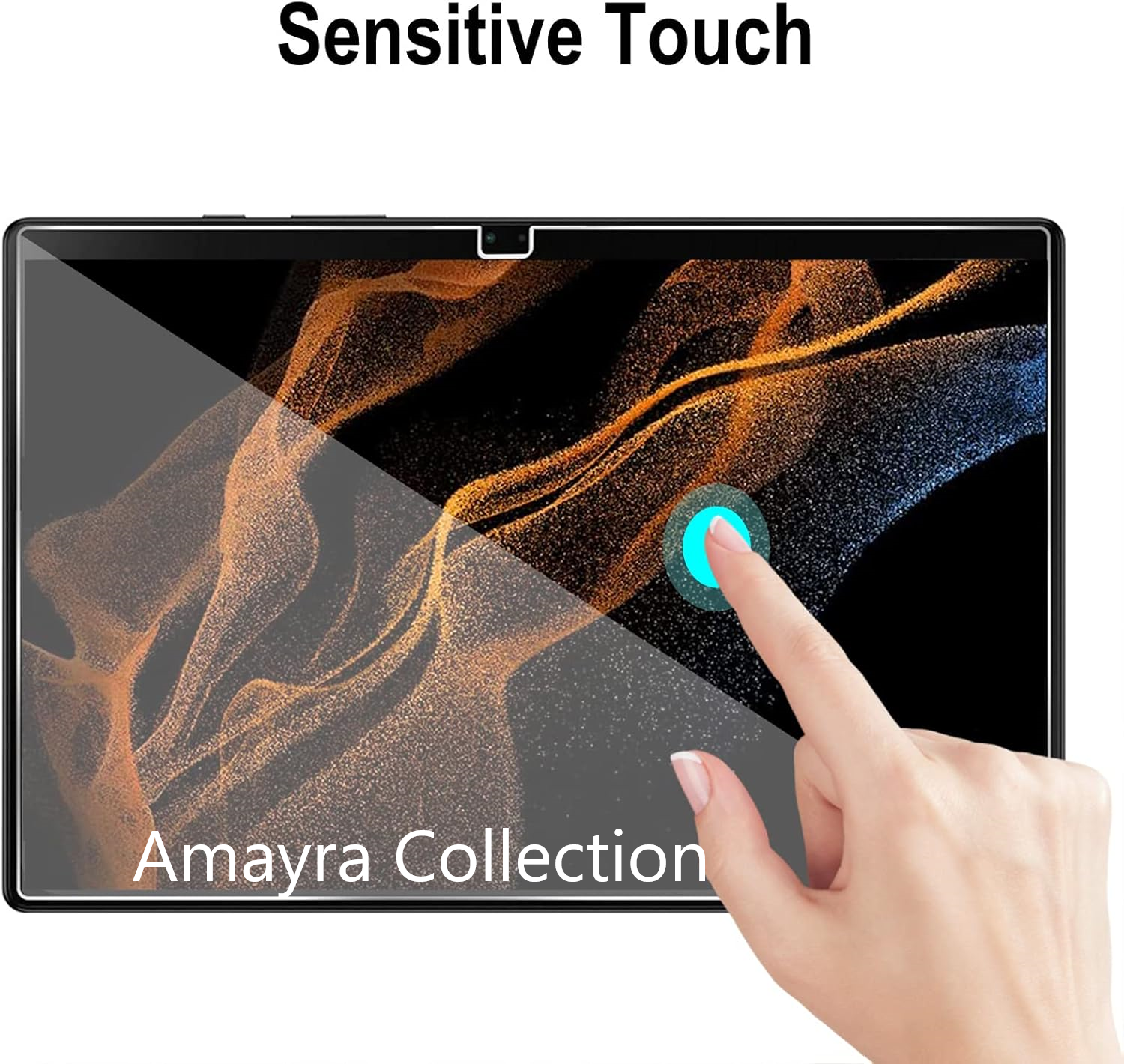 Picture of Samsung Galaxy Tab S8 Ultra 14.6 inches SM-X900, SM-X906, SM-X906B, SM-X906U, SM-X906N Clear Transparent Tempered Glass Film Screen Protector