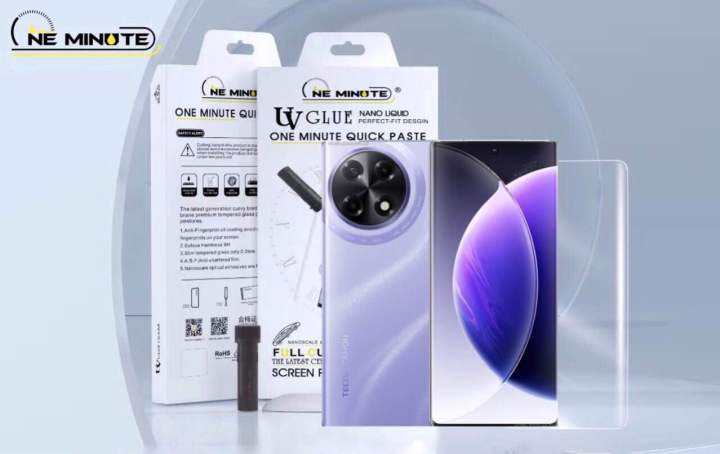 Picture of 2in1 Protector Combo Pack for Tecno Camon 30S (A+ GRADE) UV Glass Screen Protector + Camera Protector Lens