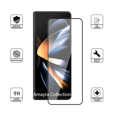 Picture of Samsung Galaxy Z Fold 2 5G / Samsung Galaxy Z Fold2 5G Tempered Glass Front Screen Protector Premium Screen Guard Protector,9H Hardness