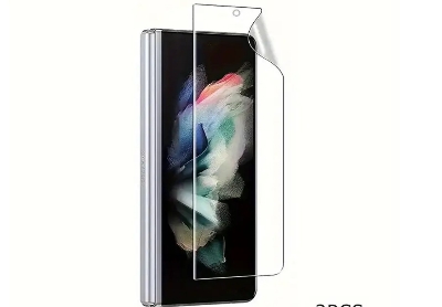 Picture of Samsung Galaxy Z Fold 2 5G / Samsung Galaxy Z Fold2 5G TPU Protective Film Hydrogel Front Poly Protector Screen Protector Anti-Shatter / High Definition (Front Poly)