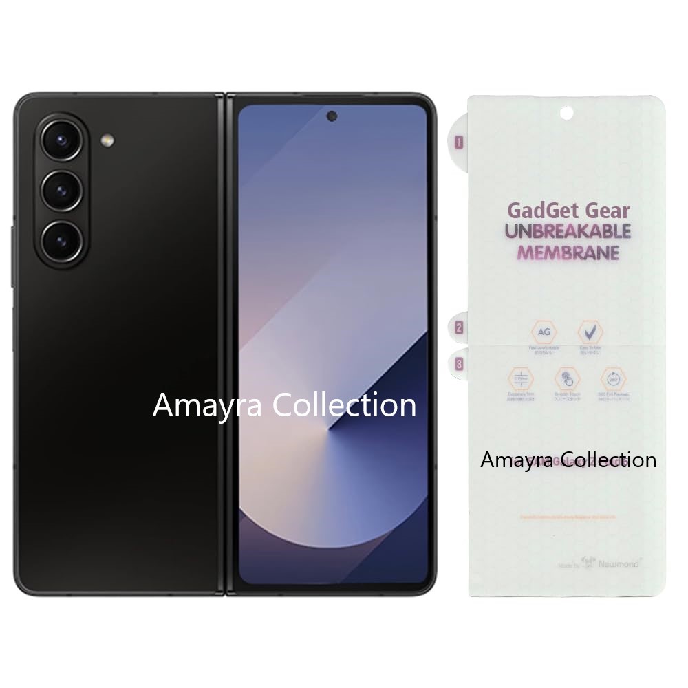 Picture of Samsung Galaxy Z Fold 2 5G / Samsung Galaxy Z Fold2 5G TPU Protective Film Hydrogel Front Poly Protector Screen Protector Anti-Shatter / High Definition (Front Poly)