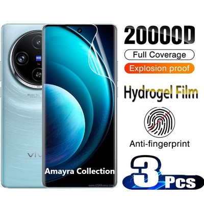 Picture of 2in1 Protector Combo Pack for Tecno Camon 30S Pro (Front Hydrogel Protector Poly + Back Hydrogel Protector Poly)