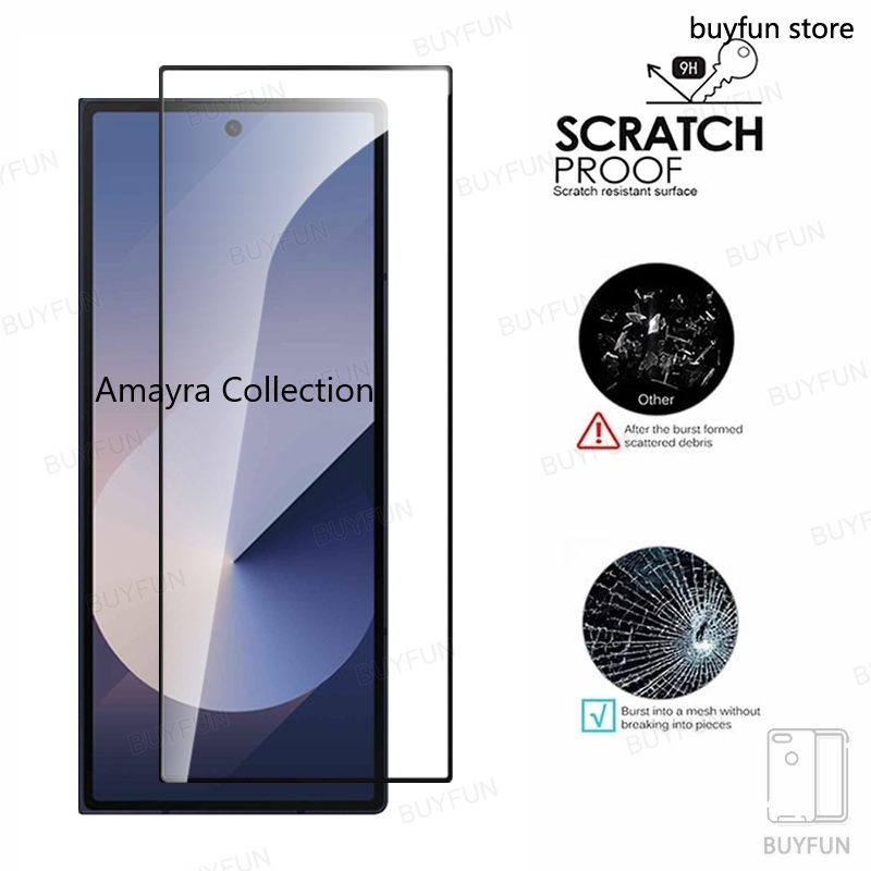Picture of Samsung Galaxy Z Fold 3 5G / Samsung Galaxy Z Fold3 5G Tempered Glass Front Screen Protector Premium Screen Guard Protector,9H Hardness