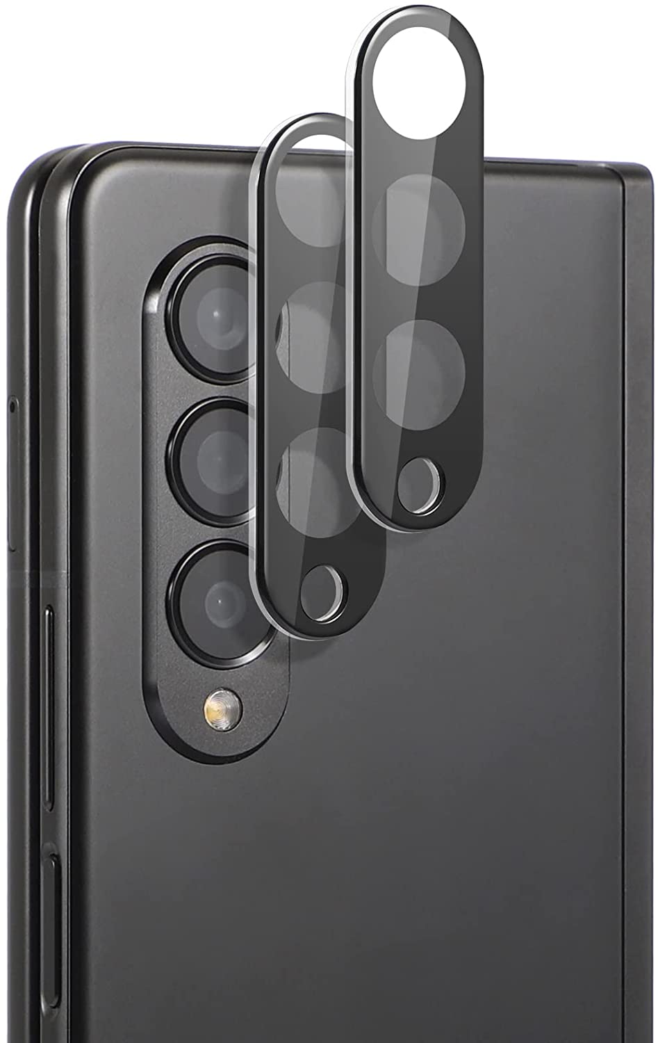 Picture of 5in1 Samsung Galaxy Z Fold 4 5G / Samsung Galaxy Z Fold4 5G Full Coverage Screen Protector Hydrogel Film (Outside Screen Film + Inside Screen Film + Back Side Film + Side Film + 9h Camera Lens Protector)