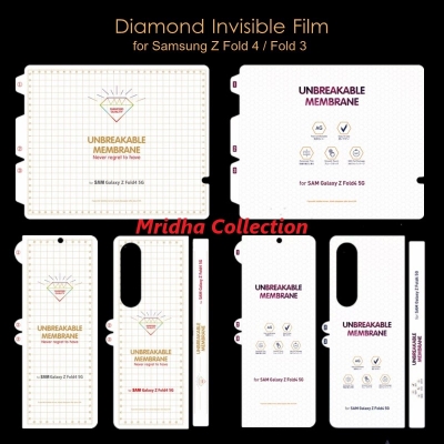 Picture of 5in1 Samsung Galaxy Z Fold 4 5G / Samsung Galaxy Z Fold4 5G Full Coverage Screen Protector Hydrogel Film (Outside Screen Film + Inside Screen Film + Back Side Film + Side Film + 9h Camera Lens Protector)