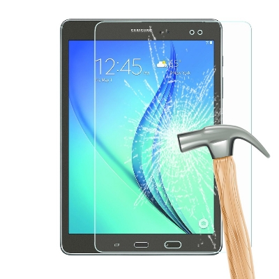 Picture of Samsung Galaxy Tab 3 V (2015) Clear Transparent Tempered Glass Film Screen Protector (SM-T116, SM-T116BU, SM-T116NQ, SM-T116NU, SM-T116NY)