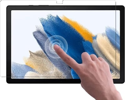 Picture of Samsung Galaxy Tab A8 10.5 (2021) 10.5 inches SM-X200, SM-X205 Clear Transparent Tempered Glass Film Screen Protector