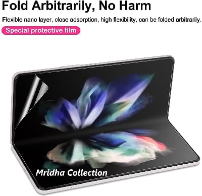 Picture of 5in1 Samsung Galaxy Z Fold 3 5G / Samsung Galaxy Z Fold3 5G Full Coverage Screen Protector Hydrogel Film (Outside Screen Film + Inside Screen Film + Back Side Film + Side Film + Camera Lens Protector)