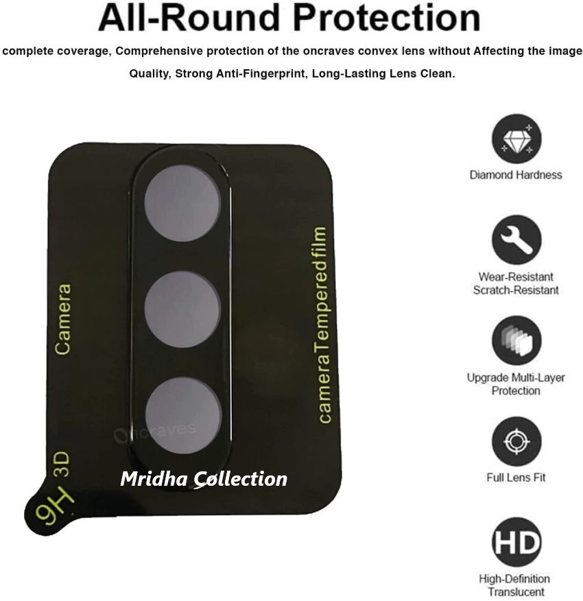 Picture of 2in1 Protector Combo Pack for Samsung Galaxy A15 (Premium Full Screen Protector Glass+9h Camera Lens Protector)