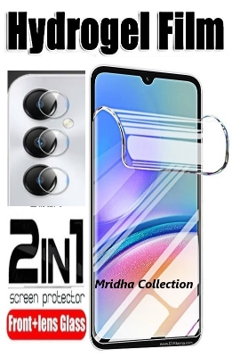Picture of 2in1 Protector Combo Pack for Samsung Galaxy A25 (Front Hydrogel Screen Protector Poly+Camera Lens Protector)