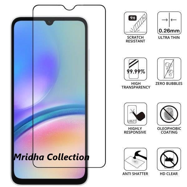Picture of 3in1 Protector Combo Pack for Samsung Galaxy A25 (Premium Full Screen Protector Glass+Back Hydrogel Protector Poly+9h Camera Lens Protector)