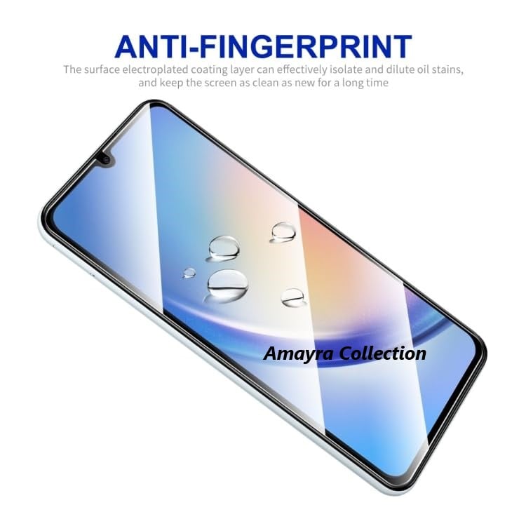 Picture of Samsung Galaxy A25 Premium Full Coverage Glass Protector Tempered Glass Screen Protector 9H Hardness Full Coverage