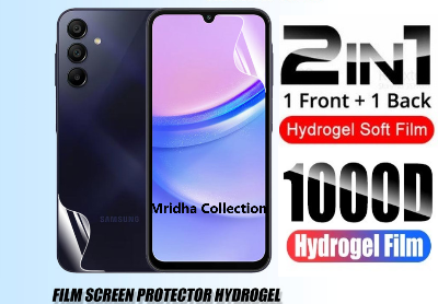 Picture of 2in1 Protector Combo Pack for Samsung Galaxy A15 (Front Hydrogel Protector Poly+Back Hydrogel Protector Poly)