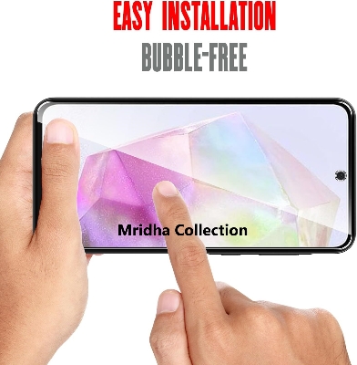 Picture of Samsung Galaxy A35 Screen Protector 3D Tempered Clear Screen protector Premium Product Gorilla Glass Transparent Clear Ultra Thin - Durable & Scratch Resistant - Easy to Install