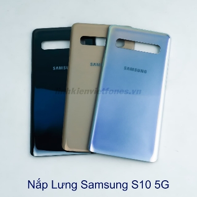 Picture of For Samsung Galaxy S10 5G Phone Battery Back Cover Backshell Replacement Glass Part