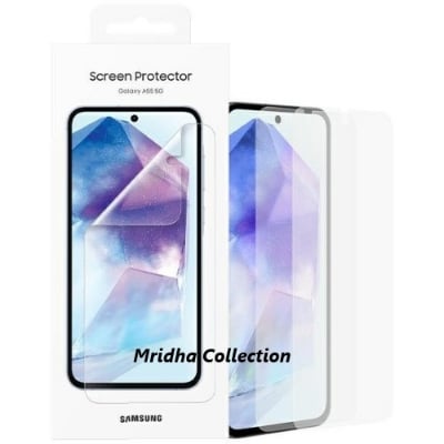 Picture of 2in1 Protector Combo Pack for Samsung Galaxy A55 (Front Hydrogel Screen Protector Poly+Camera Lens Protector)