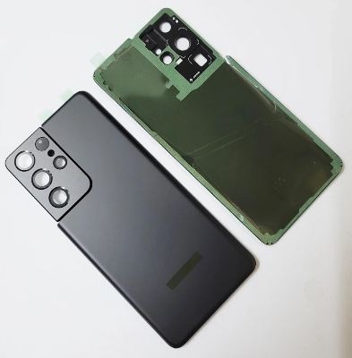 Picture of For Samsung Galaxy S21 Ultra 5G Phone Battery Back Cover Backshell Replacement Glass Part Back Door