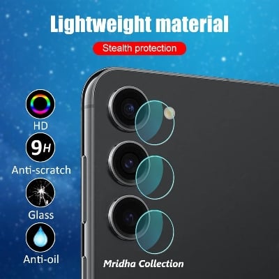 Picture of Samsung Galaxy A55 Back Camera Lens Screen Protector Rear Camera Lens Screen Protector,Upgraded HD,Clear Scratch Resistant(Nano Poly)