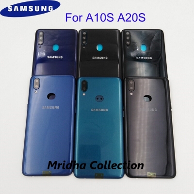 Picture of Samsung Galaxy A10s Back Door Rear Housing Case Body Casing Replacement For with Side Buttons