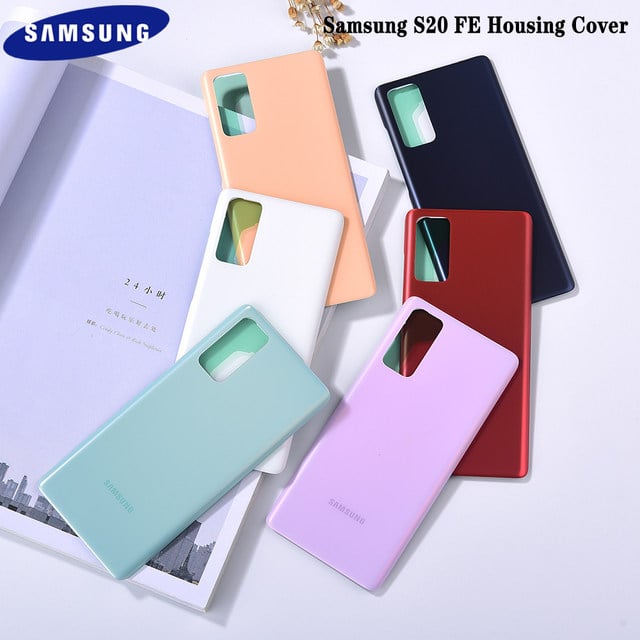 Picture of For Samsung Galaxy S20 FE 4G Phone Battery Back Cover Backshell Replacement Glass Part