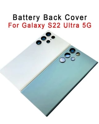 Picture of For Samsung Galaxy S22 Ultra 5G Phone Battery Back Cover Backshell Replacement Glass Part Back Door