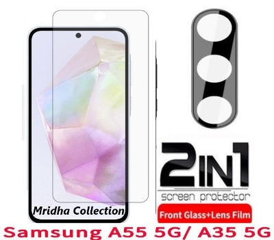 Picture of 2in1 Protector Combo Pack for Samsung Galaxy A55 (Clear Screen Protector Glass+9h Camera Lens Protector)