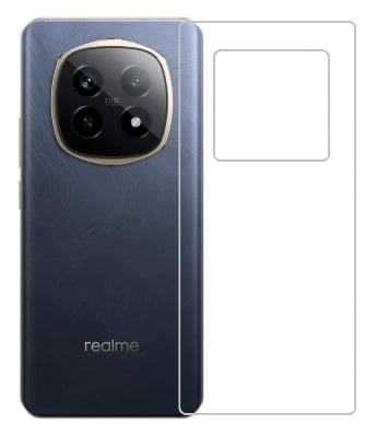 Picture of Realme P2 Pro 5G TPU Protective Film Hydrogel Back Poly Protector Screen Protector Anti-Shatter / High Definition (Back Poly)