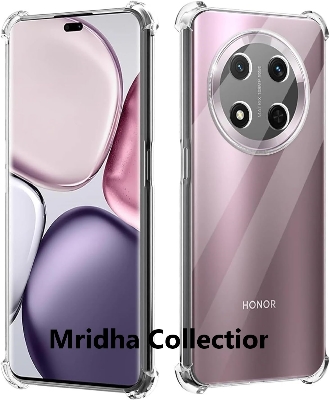 Picture of Honor X9C 5G Silicone Clear Case Soft Flexible TPU Rubber Bumper Shockproof Corners Transparent Clear Back Cover