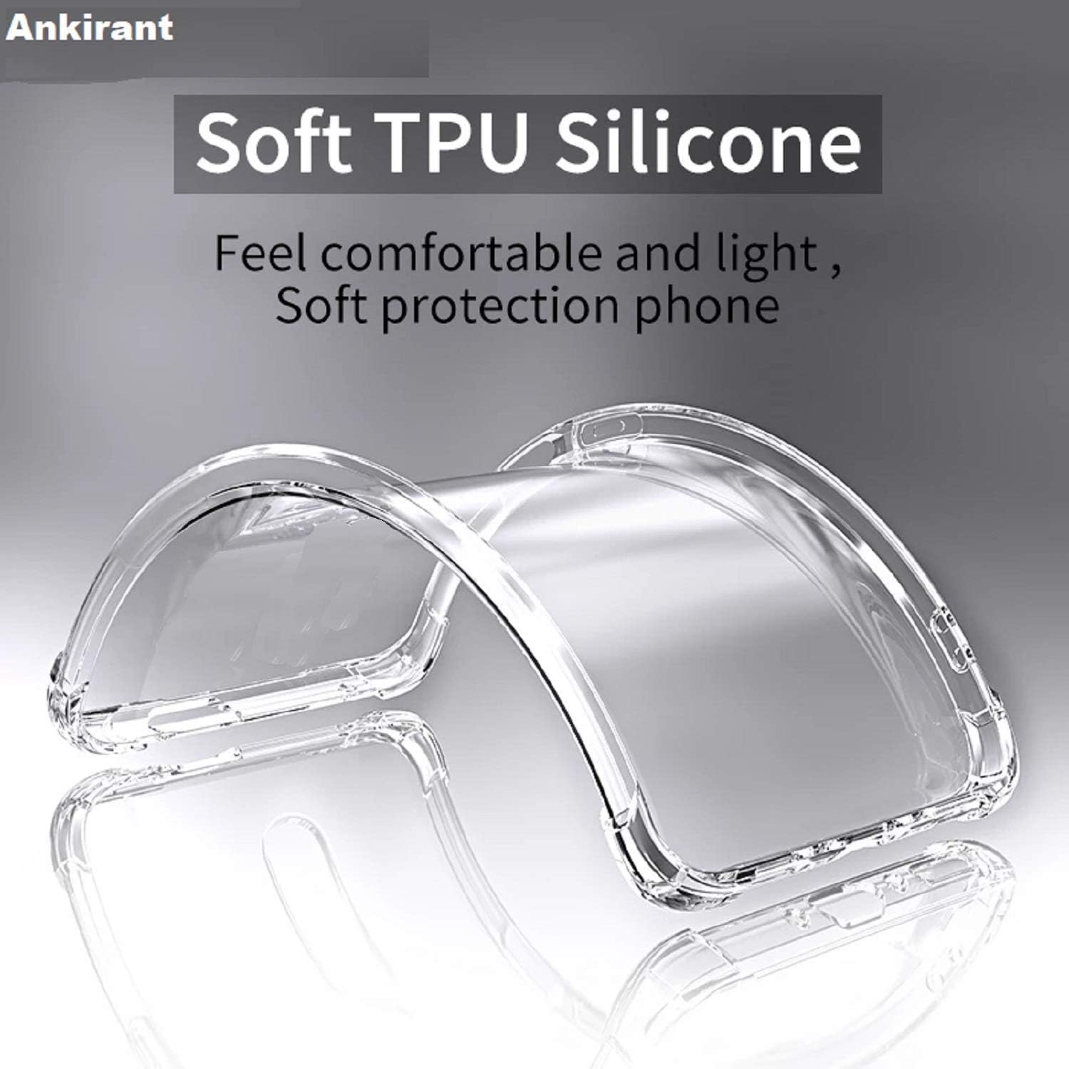Picture of Honor X9C 5G Silicone Clear Case Soft Flexible TPU Rubber Bumper Shockproof Corners Transparent Clear Back Cover